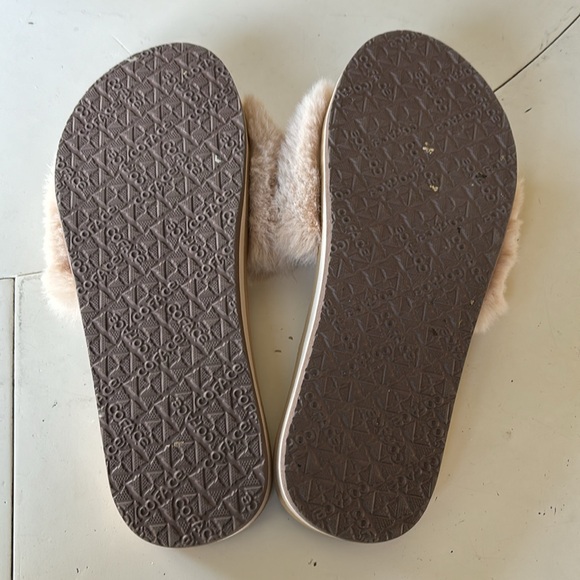 🍁💐Cozy Faux Fur Slide Sandals - Cream - Picture 4 of 4